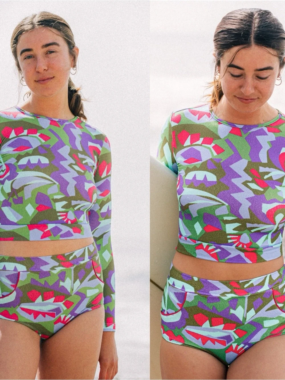 Free People / Seea Palomar Crop Top Rashie❤️ NWOT